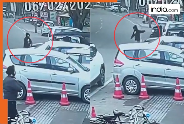 CCTV footage shows man in hoodie walking up to AAP leader, attacking his car, shooting him 5 times, who is the man?