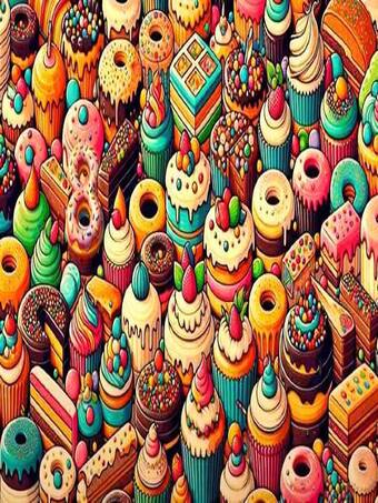 मिठाइयों के बीच कहीं तो छिपा है एक नंबर, जीनियस हो तो खोजकर दिखा दो