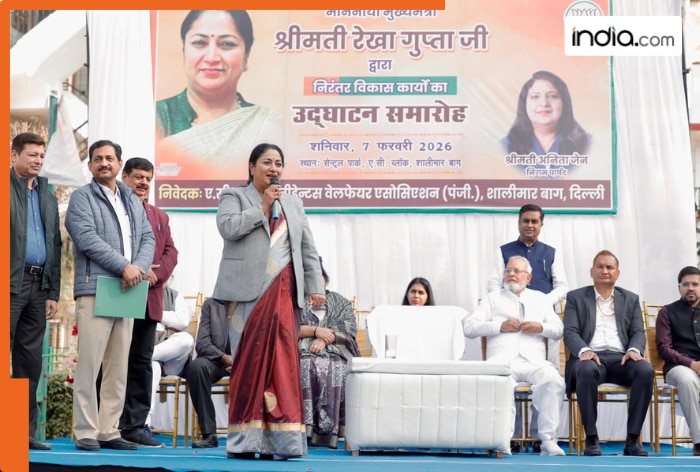 CM Rekha Gupta inaugurates multiple development projects in Shalimar Bagh