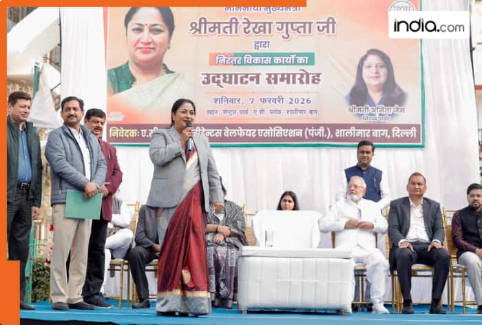 CM Rekha Gupta inaugurates multiple development projects in Shalimar Bagh