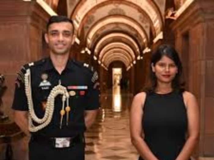 Rishabh singh with wife