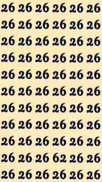 गणित के 26 की भीड़ में कहां छिपा है 62 नंबर, अगर दम है तो खोज लो आज