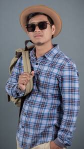 Stylish Checked Cotton Shirt for Men