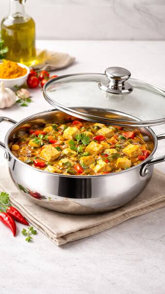 Stainless Steel Multipurpose Cooking Kadhai