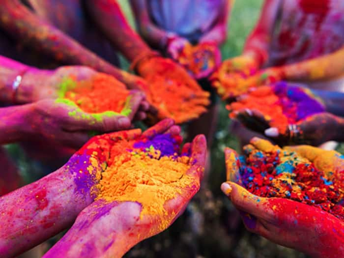 Holi colours