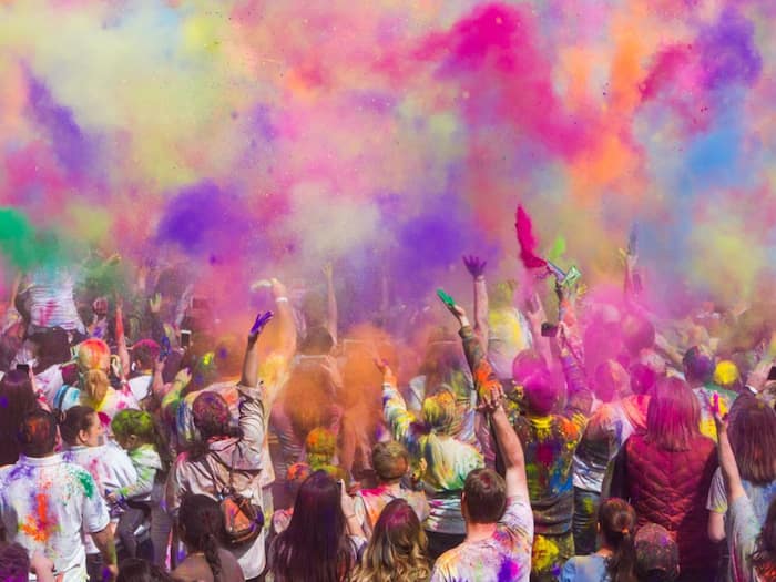 Holi colours
