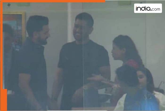Dhoni and Rohit meetup