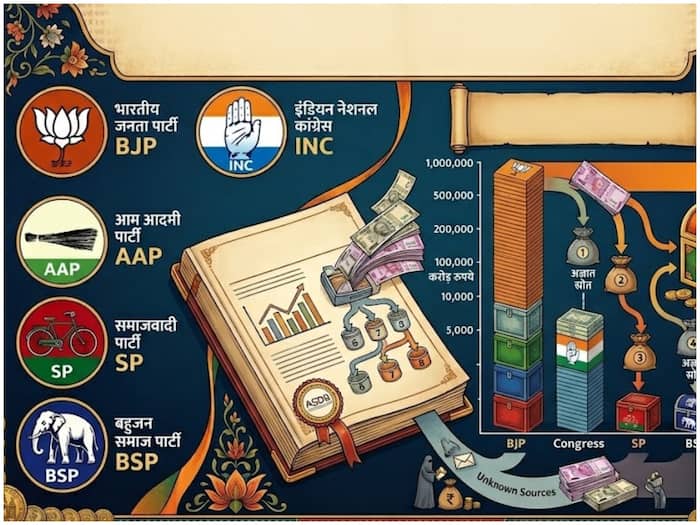How Much Donation Did BJP Receive in 2024 25as india have
