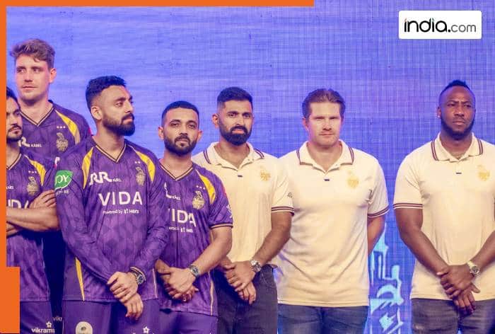 KKR, Kolkata Knight Riders, Andre Russell, Abhishek Nayar, Ajinkya Rahane, Shane Watson, Venky Mysore, KKR retires jersey no.12, KKR honours Andre Russell, Andre Russell power coach, Rinku Singh