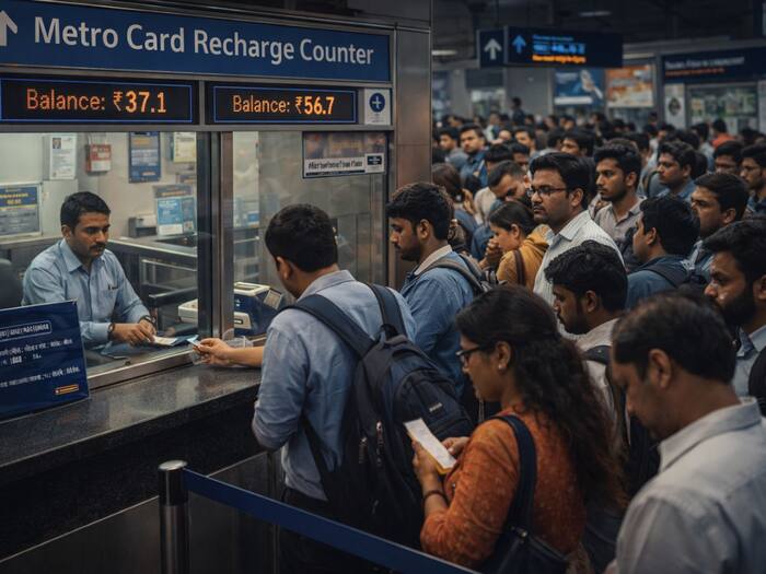 Metro card working mechanism
