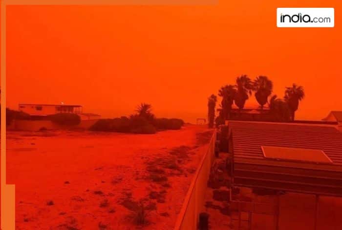 Skies in Australia turn blood-red due to presence of iron dust in atmosphere | Watch viral video