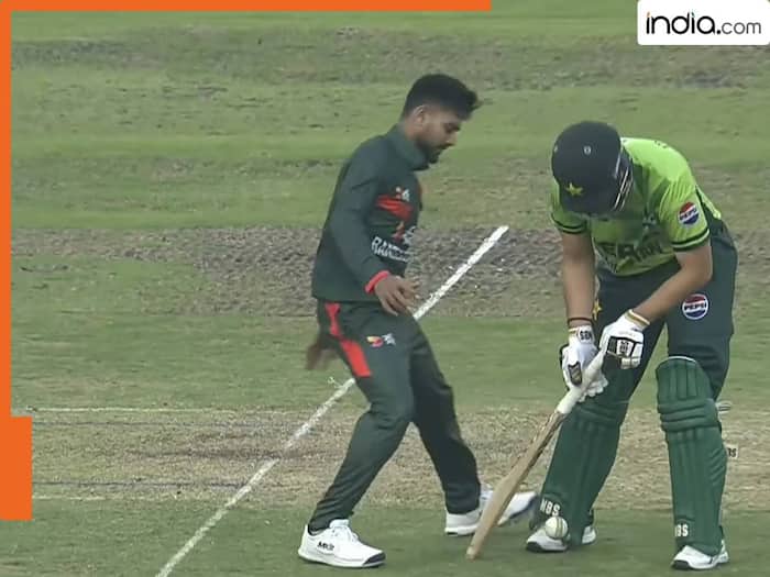 Salman Agha run-out against Bangladesh