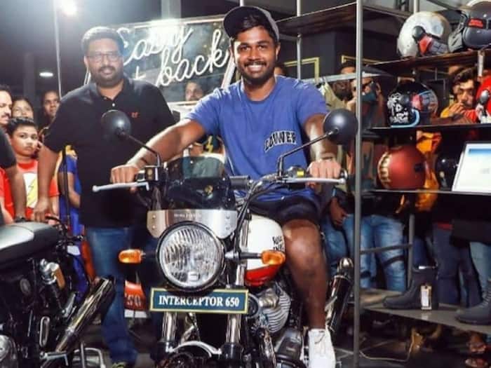 Sanju Samson Royal Enfield