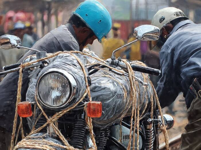 Train se bike kaise bheje