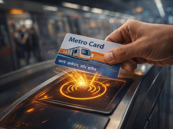 Where is money stored in metro card