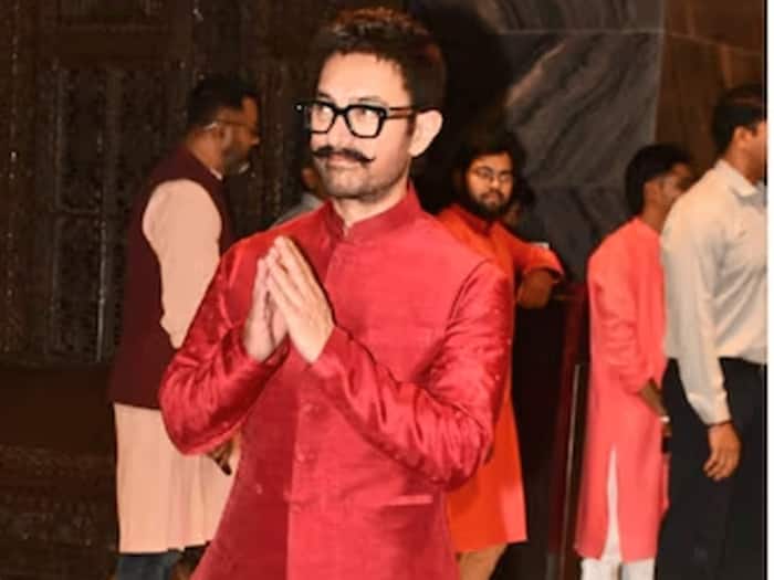 Aamir khan at arjun wedding
