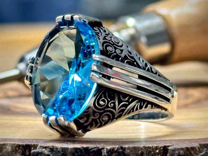 Aquamarine ring  speciality
