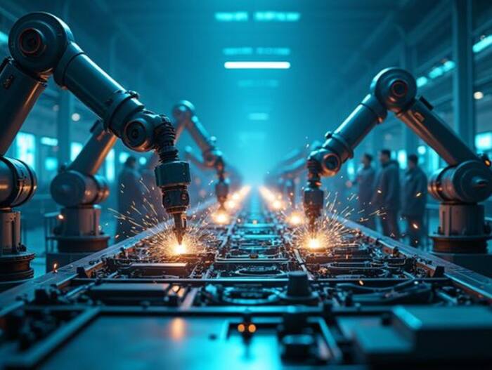 Factory robots