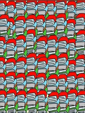 किताबों के बीच कहां रखी हुई है पेंसिल, बाज सी नजर वाले ही ढूंढ पाएंगे