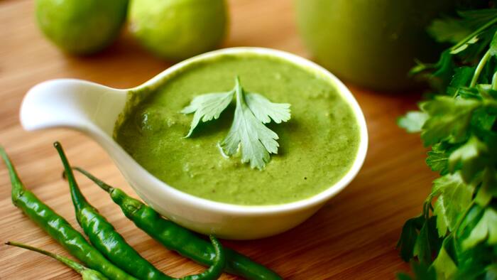 Green chutney to control high blood sugar level