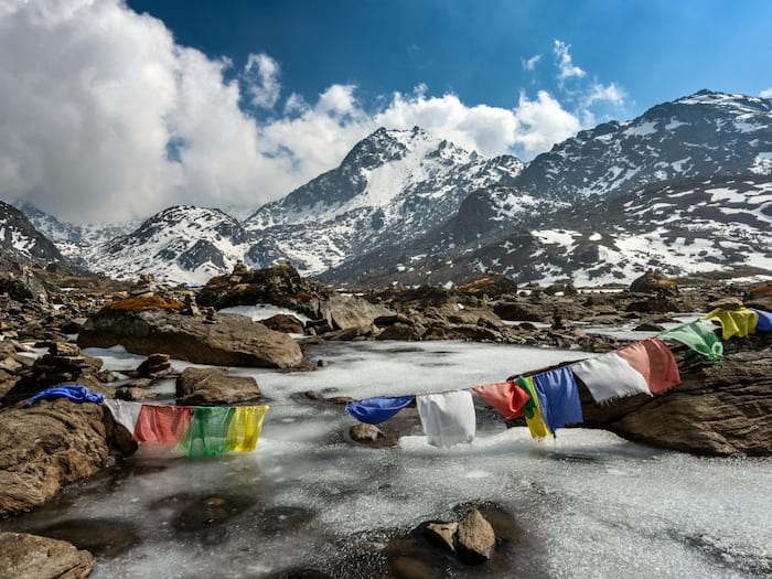 Nepal himalaya glacier