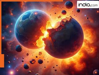 वैज्ञानिकों को अंतरिक्ष में दो ग्रहों की भीषण टक्कर के मिले सबूत, मलबे से बन सकता है नया चांद