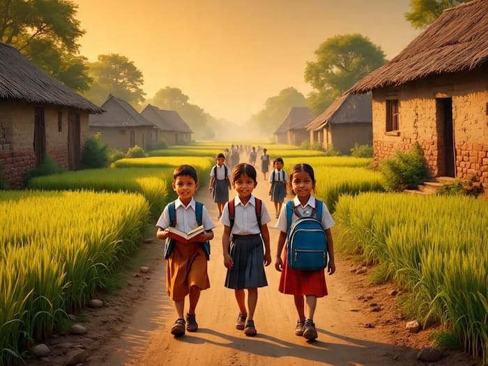 Pure sarkari village  4