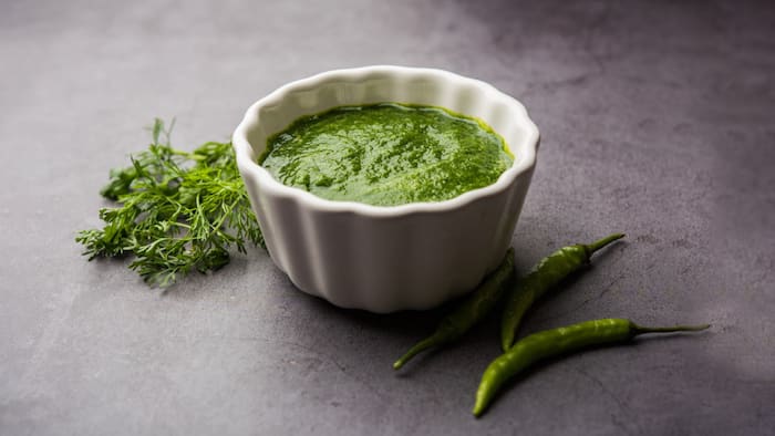 Green chutney to control high blood sugar level