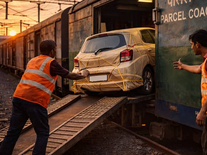 Train parcel process