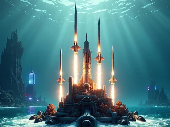 Under sea Missiles launch