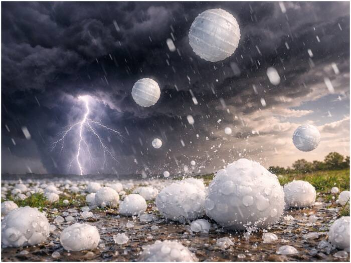 Why hail falls
