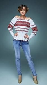 Modern Street Style Denim Jeans for Women