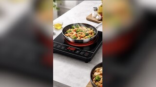 Electric Induction Cooktop with Auto Shut Off