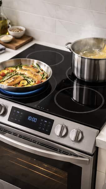 Automatic Induction Cooktop with Preset Menus