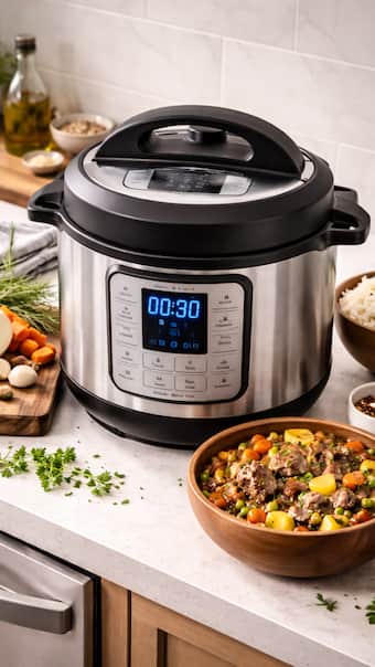 High Capacity Electric Pressure Cooker for Family Use