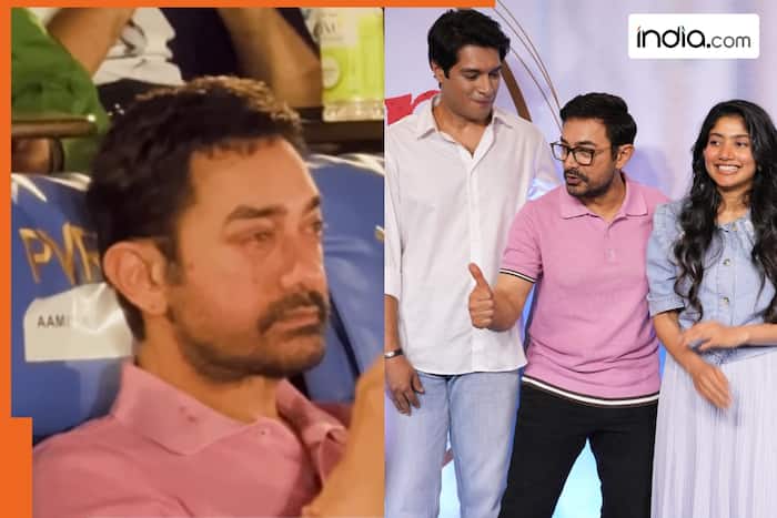 Aamir Khan cries at son Junaid Khan’s Ek Din Ki Mehfil event, proud father says 'Tumne achha khaasa...' - Watch viral video