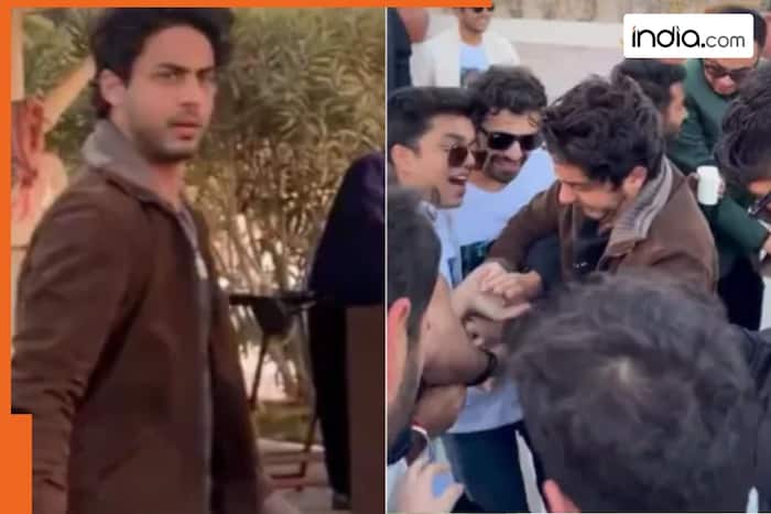 Aryan Khan takes 'Joote Lo Paise Do' seriously with mini war at a wedding, Watch viral video