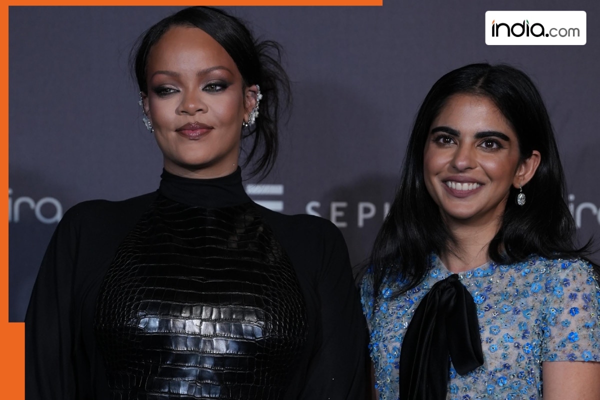 Rihanna and Isha Ambani make stunning entry at the Fenty Beauty launch party; Janhvi Kapoor and others join -Watch