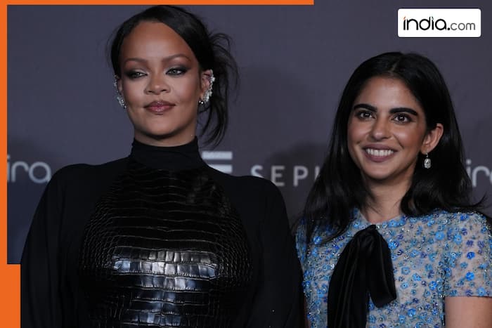 Rihanna and Isha Ambani make stunning entry at the Fenty Beauty launch party; Janhvi Kapoor and others join -Watch