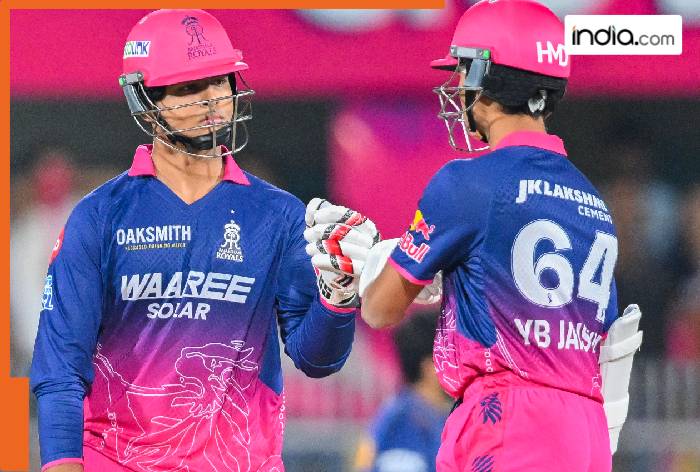 IPL 2026: Vaibhav Suryavanshi, Yashasvi Jaiswal’s EXPLOSIVE partnership guides Rajasthan Royals to 27-run win over MI in rain-hit clash