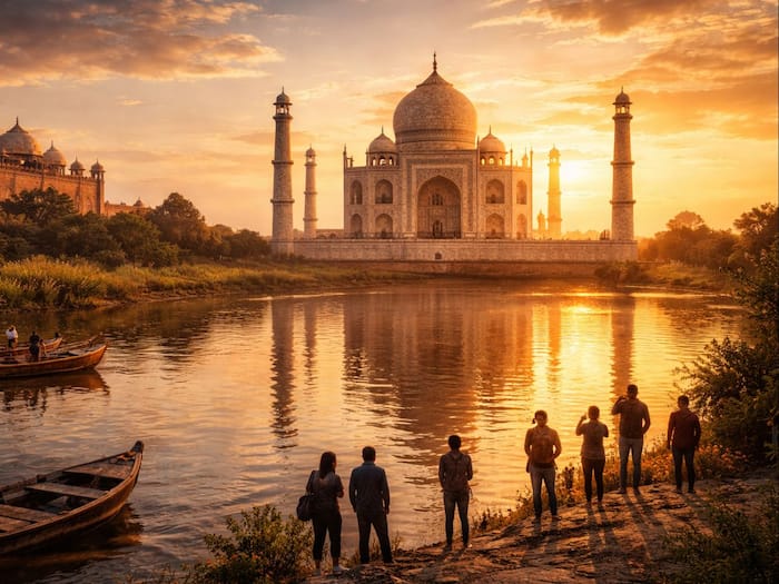 India first unesco site Taj Mahal