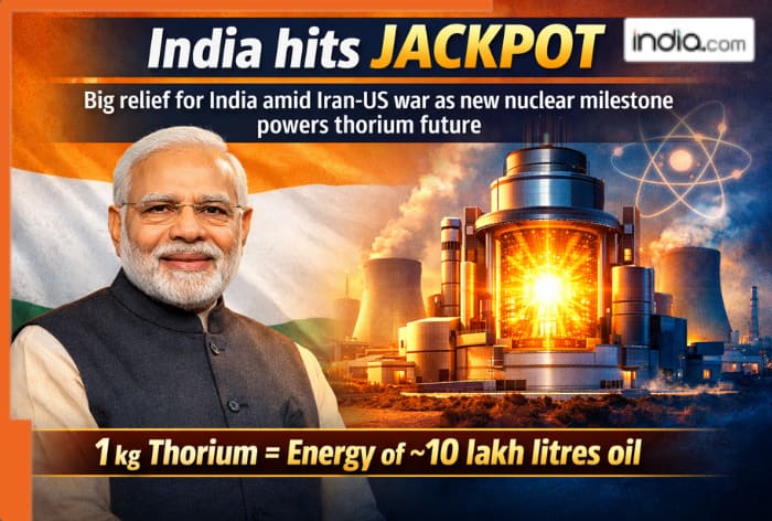 India hits JACKPOT: Big relief for India amid Iran-US war as new nuclear milestone powers thorium future, oil and gas will not be needed in...