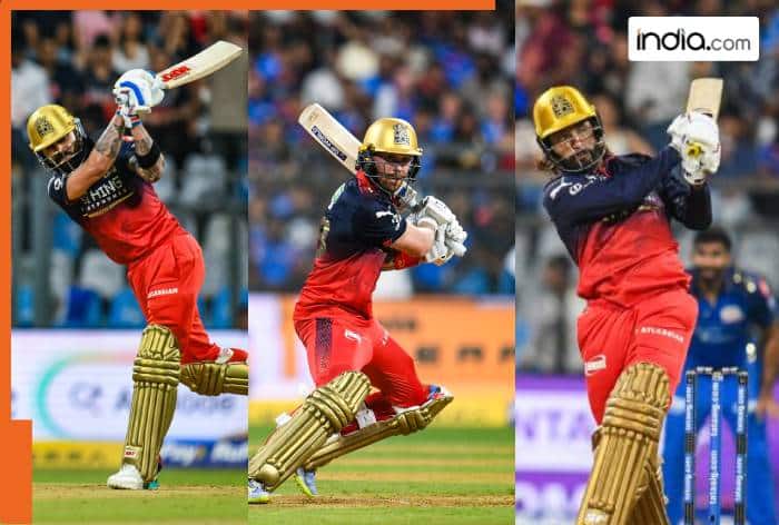 IPL 2026, MI vs RCB, Mumbai Indians, Royal Challengers Bengaluru, Wankhede Stadium, Virat Kohli, Rajat Patidar, Phil Salt, Krunal Pandya, Suyash Sharma, Rohit Sharma, Ryan Rickelton, Sherfane Rutherford, Hardik Pandya, Jasprit Bumrah, RCB won by 18 runs,