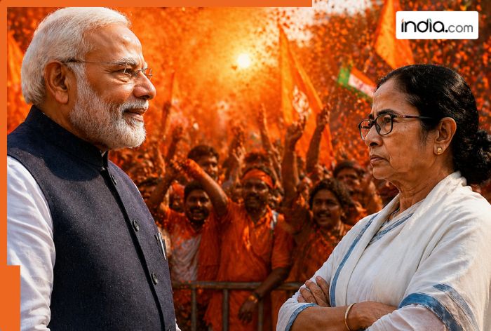 Demand for 'orange-coloured gulal' rises in Bengal ahead of May 4 results; shopkeepers say a 'wind of change' is visible as BJP likely to...