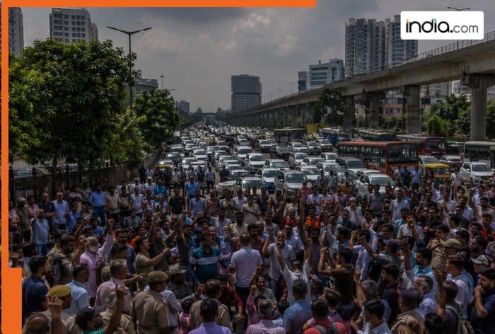 Noida Phase 2 Protest