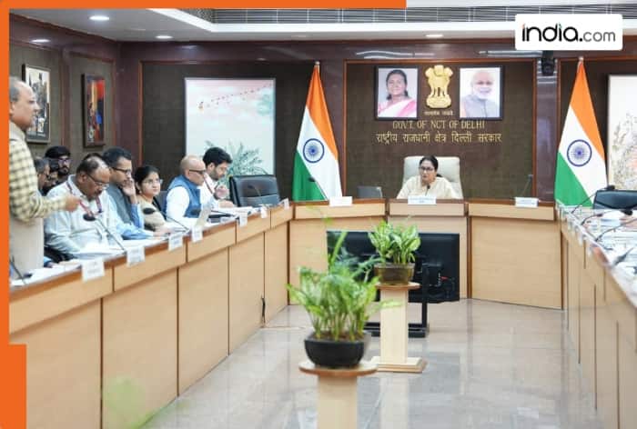 gig workers, food, basic amenities, Rekha Gupta, Delhi Chief Minister, Delhi Urban Shelter Improvement Board, DUSIB, Atal Canteens, EWS flats, Savda-Ghevra, infrastructure, EWS flats