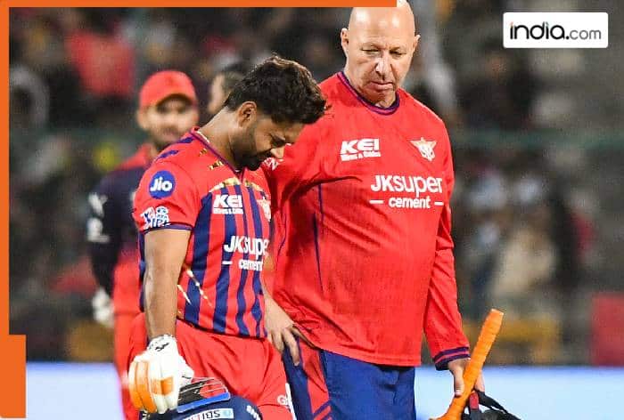 IPL 2026, Rishabh Pant, Royal Challengers Bengaluru vs Lucknow Super Giants, Rishabh Pant retired out,
