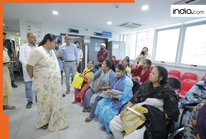 Delhi CM Rekha Gupta conducts surprise inspection of Aruna Asaf Ali Hospital