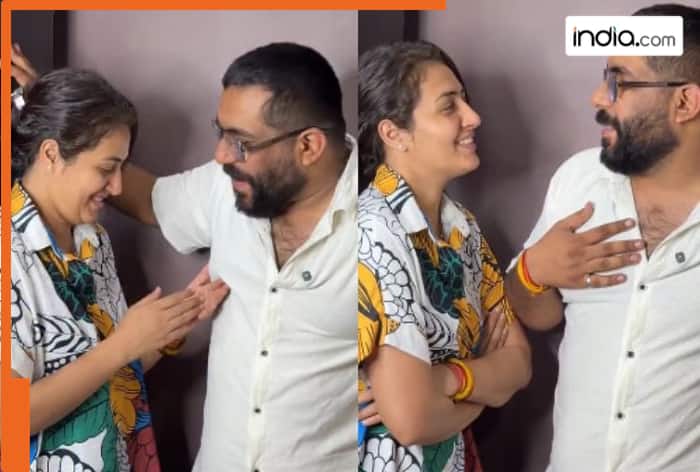 Vada Pav Girl Chandrika Dixit addresses viral row with Mystery Man, reunites with husband Yugam Gera, 'Views ka hi toh...'