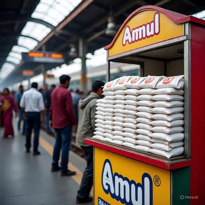 रेलवे स्टेशन पर Amul Milk Booth कैसे खोलते हैं, इसमें कितना खर्च आता है ...